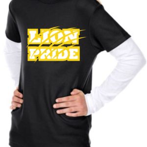 Youth Lion Pride Two-Tone Long Sleeve Shirt