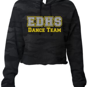 Camo Cropped Hoodie EDHS Dance Team