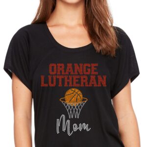 OLU Basketball Women's Flowy Raglan Tee