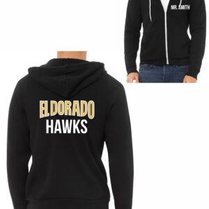 EDHS Staff Unisex Zip-up Hoodie with Personalization