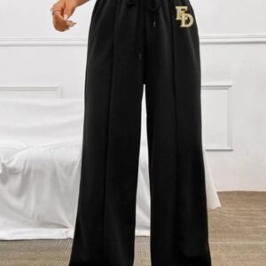 EDHS Wrestling Black Wide-leg Sweatpants