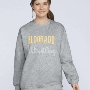 EDHS Wrestling Grey Crewneck Sweatshirt