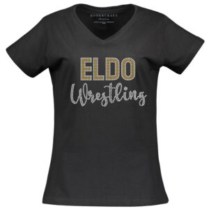 EDHS Wrestling Ladies V-Neck Tee