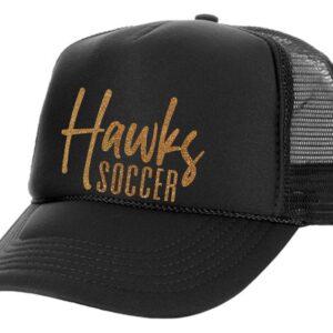 EDHS Soccer Black Trucker Style Hat