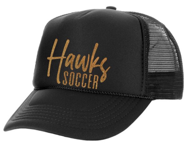 EDHS Soccer Black Trucker Style Hat