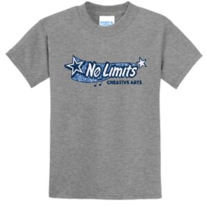 No Limits C.A. Youth glitter vinyl logo tee
