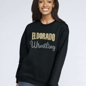 EDHS Wrestling Black Crewneck Sweatshirt