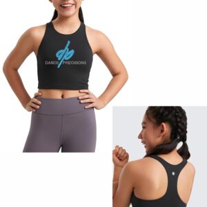 DP Girls Rhinestone Crop Workout Tank