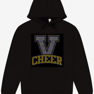 VHS Cheer Hoodie with V Cheer Bling Logo