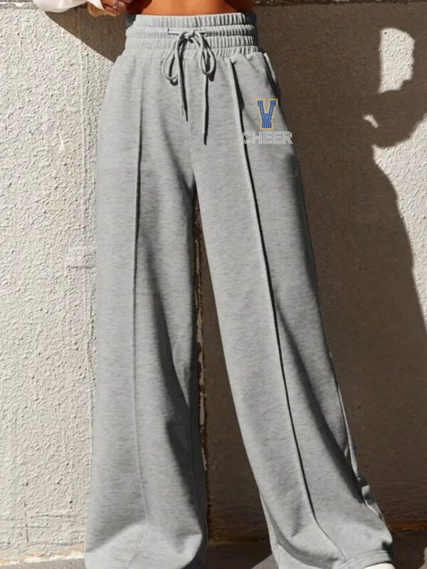 VHS Cheer Grey Wideleg Sweatpants
