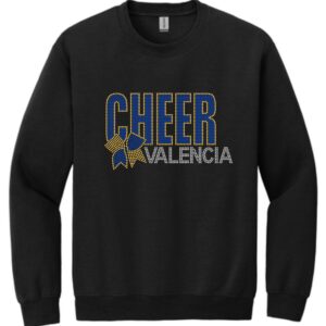VHS Cheer Bow Bling Crewneck Sweatshirt