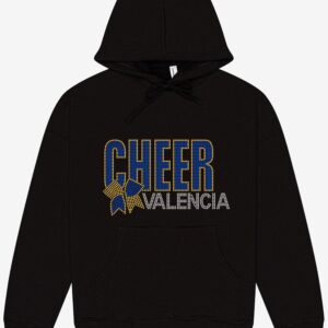 VHS Cheer Bow Bling Hoodie