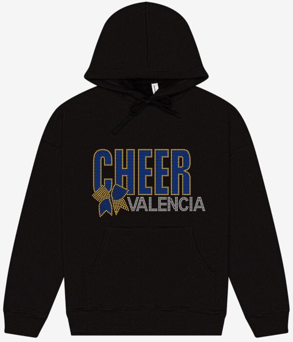 VHS Cheer Bow Bling Hoodie