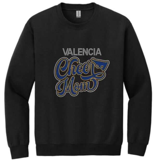 VHS Cheer Cheer Mom Bling Crewneck Sweatshirt